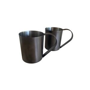 Set of 2 Crofton Bronze 16 oz Cup Cocktail Set Metal